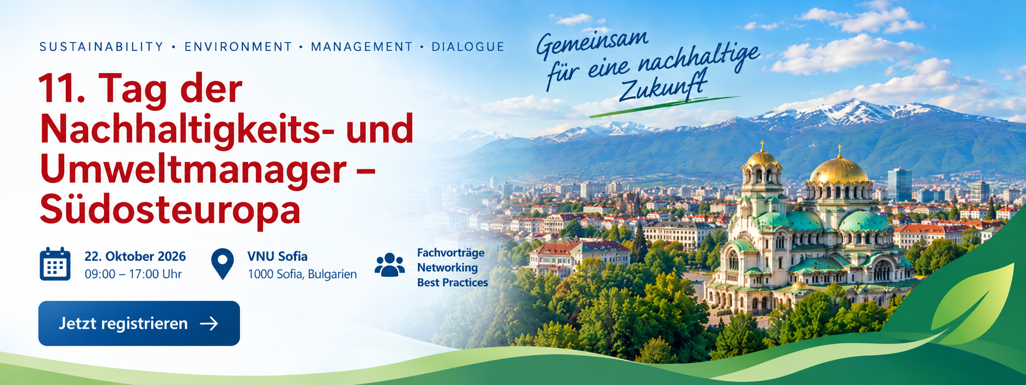 Sofia – 11. Tag der Nachhaltigkeits- und Umweltmanager 2026